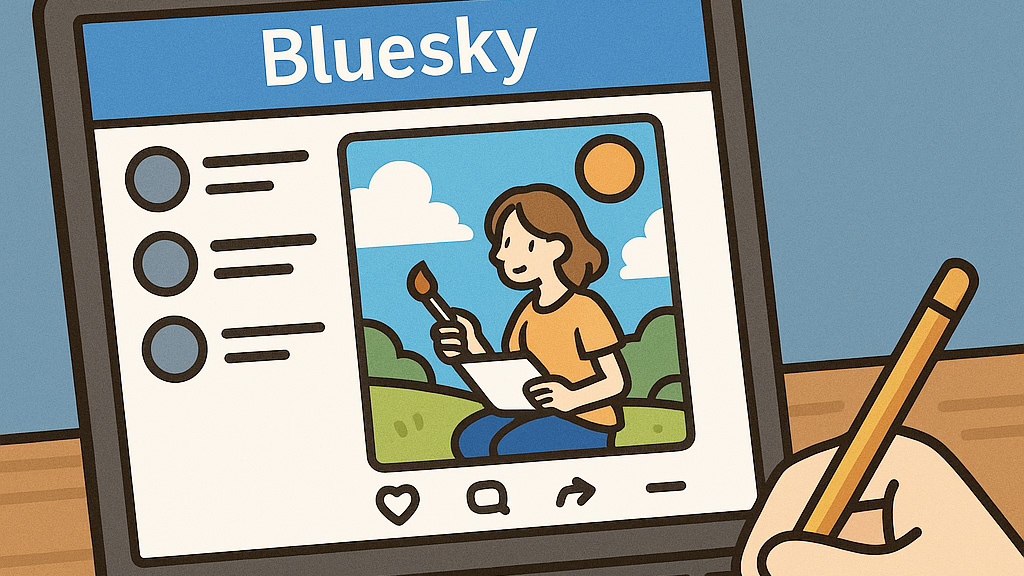 【Bluesky創作勢あるある】「反応ない…」で諦めない！続けることで見えてくるブルースカイの景色