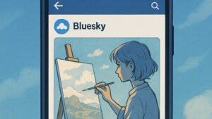 「まだ完璧じゃないけど、見て！」Blueskyが“作品の途中”を投稿しやすい、優しい理由。