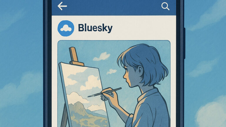 「まだ完璧じゃないけど、見て！」Blueskyが“作品の途中”を投稿しやすい、優しい理由。